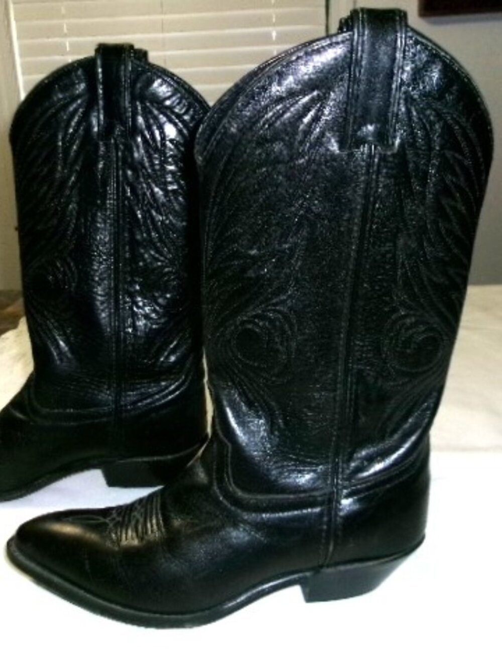 CODE WEST Black Cowgirl Boots  Made in USA Size 6 M